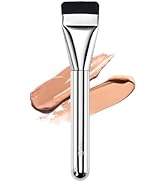 MSQ Flat Foundation Brush,Korean Makeup Brush Ultra Thin Spatula Facial Brush Face Mask Brushes f...