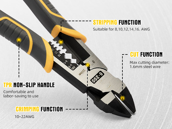DIAGOMAL CUTTING PLIERS a+ 03