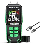 Pin Moisture Meter,Wood Moisture Meters for Walls, Firewood Floor Humidity Detector Lumber Humidi...