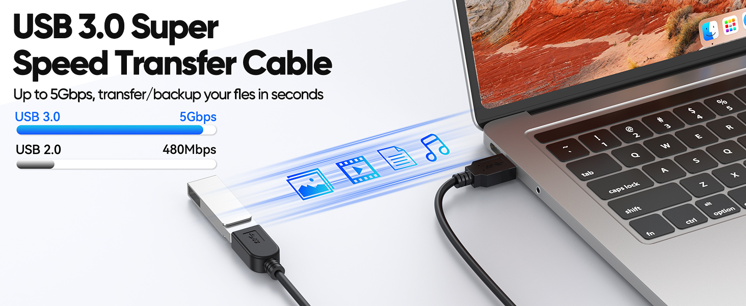 usb-a male to female extension cable