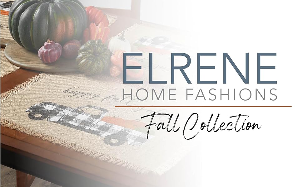 Elrene Home Fashions Autumn Leaves Tablecloth