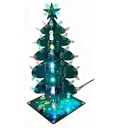 Gikfun Advanced Christmas Tree Soldering Kit DIY STEM Project for Adults Hobbyists Gift GK1033