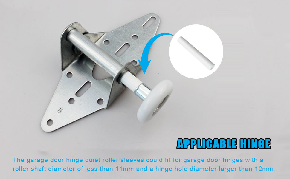 Garage Door Hinge Quiet Roller Sleeves Hardware Tools