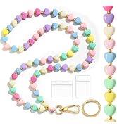 Toykee Lanyards for Id Badges and Keys for Women Teacher - Colorful Beaded Card Holders
