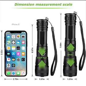 USB rechargeable flashlight