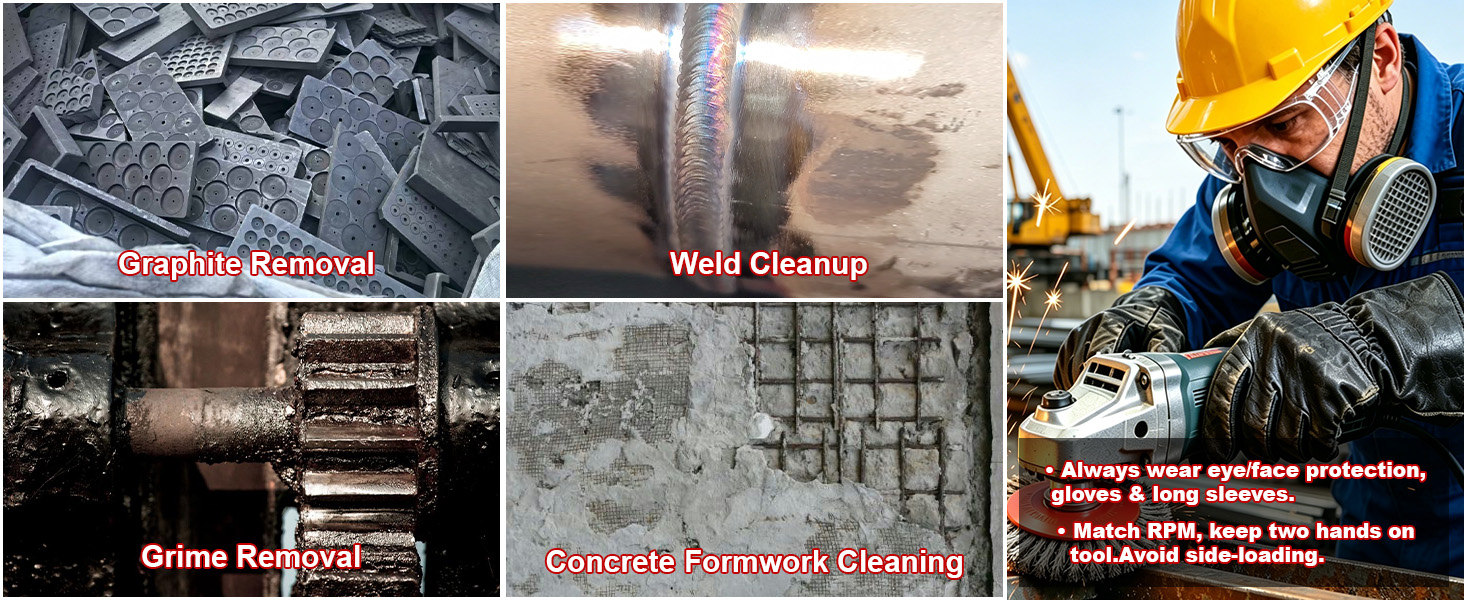 4.5 wire wheel for angle grinder