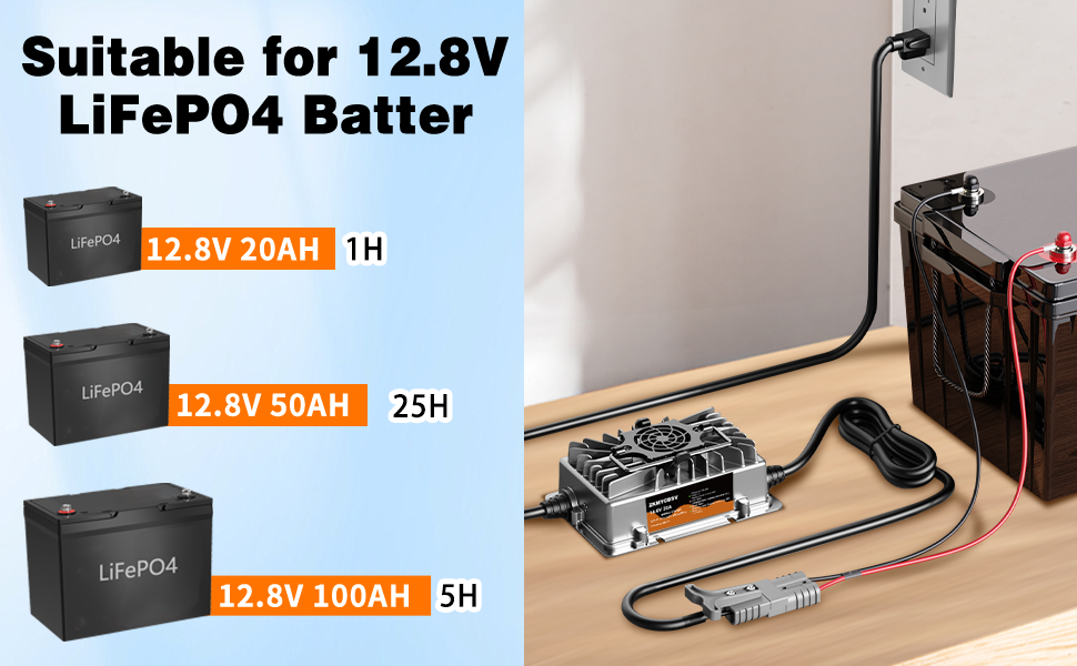 12V 20A Lithium Battery Charger