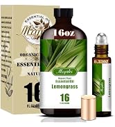 Lemongrass Essential Oil-Lemongrass Fragrance Oil 16.33oz (490ml)-100% Pure Natural Scent for Dif...