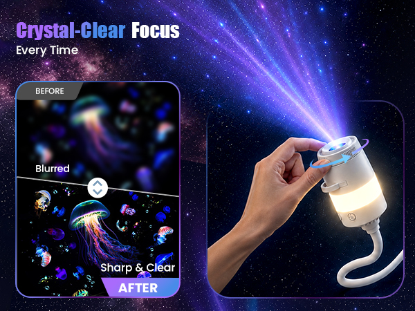 plug and play hd star projector ocean