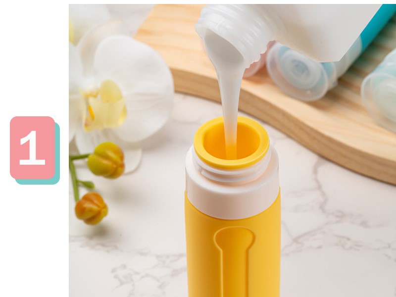 Tsa Approved 3oz Portable Travel Bottles, BPA Free Leak Proof Squeezable Travel Size Containers