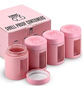 Treehouse Smell Proof Containers (120mL), Jars with Airtight Lids for Herbs, Spices, Coffee and T...