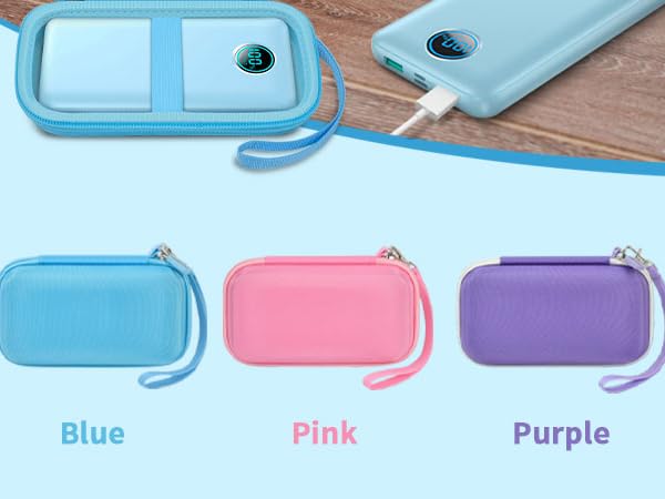 LOVELEDI charger power bank Travel Case