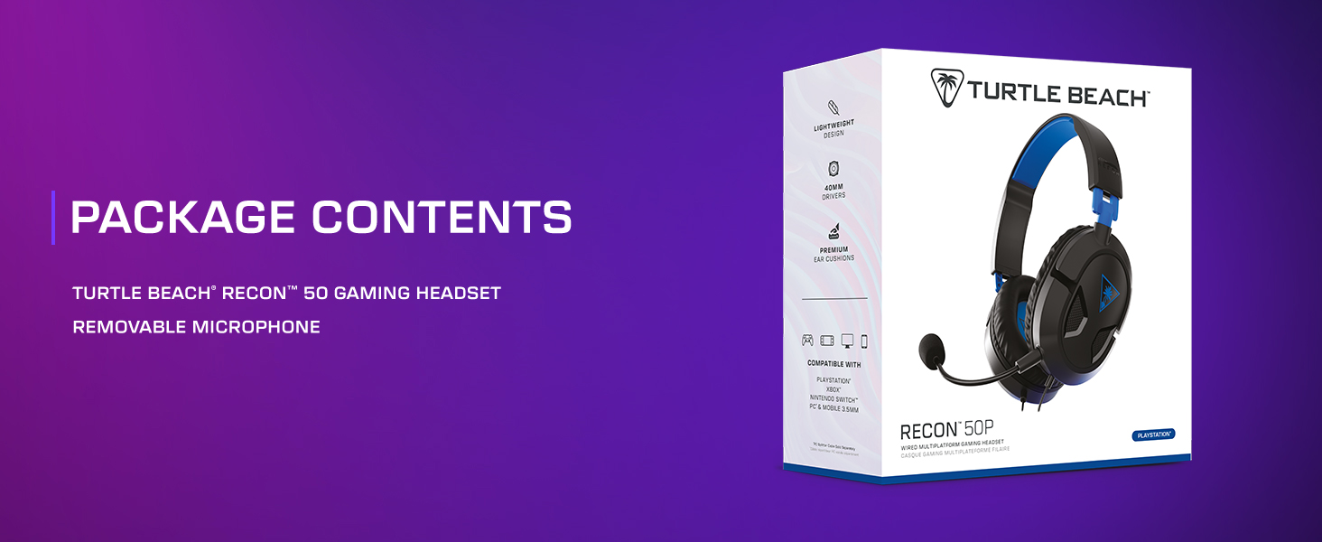 Recon 50P gaming headset