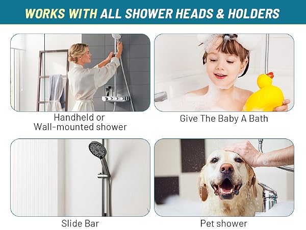 Multipurpose Shower Hose – Ideal for Pets, Cleaning & Everyday Use
