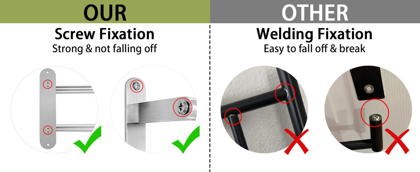 towel bar for bathroom wall