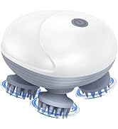 361 Electric Scalp Massager - Waterproof Head Scratcher with 96 Kneading Nodes. Portable Handheld...