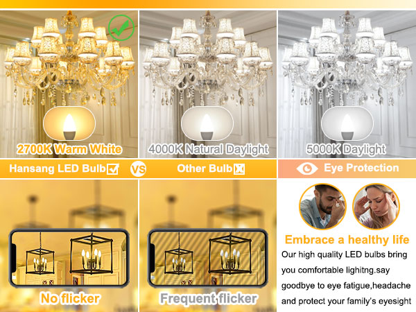 e12 led bulb 2700k