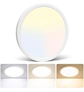 UprizeP 8.5inch Dimmable Led Ceiling Light, Ultra Thin Flush Mount Ceiling Light, 3000K/4000K/650...