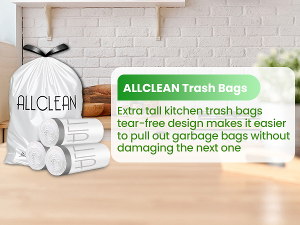 15 gal trash bags tall kitchen white drawstring bags commercial trash bag heavy duty trash bags