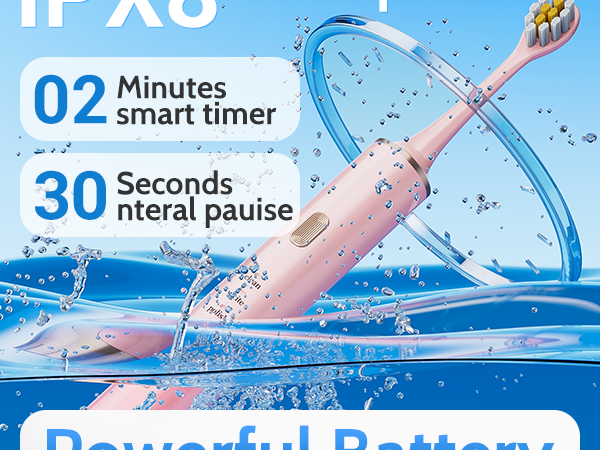 Electric toothbrush can be used for 90 days after being fully charged for 4 hours