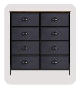 Sorbus 8 Drawer Fabric Dresser for Bedroom - Portable and Lightweight Storage Organizer for Cloth...