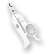 PAKEWAY Pet Nail Clipper with LED & -U-V Light, Cat Claw Trimmer with Ultra Bright LED Light for ...
