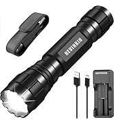 Nevinkin NX2 Tactical Flashlight with Holster for Duty Belt, 1200 High Lumen Police Flashlight, S...