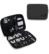 BAGSMART Electronics Organizer Travel Case, Small Cord Bag, Tech Organizer as Travel Accessories ...