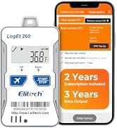 Elitech 4G Cellular RV Pet GPS Temperature Humidity Monitor Loget260 | 2-Year Subscription, Remot...