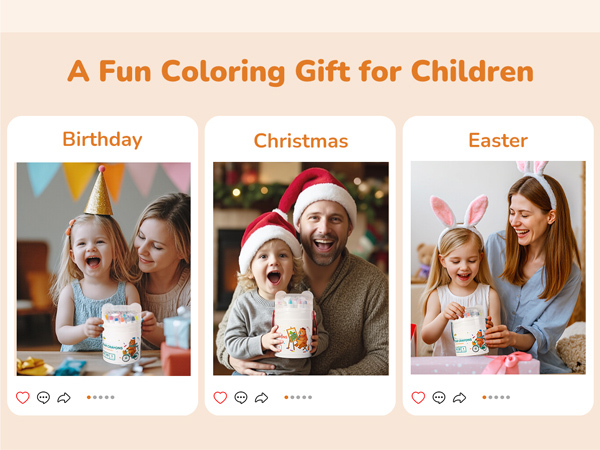 crayons for kids Birthday Christmas Easter