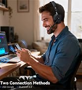 wireless headphones with mic