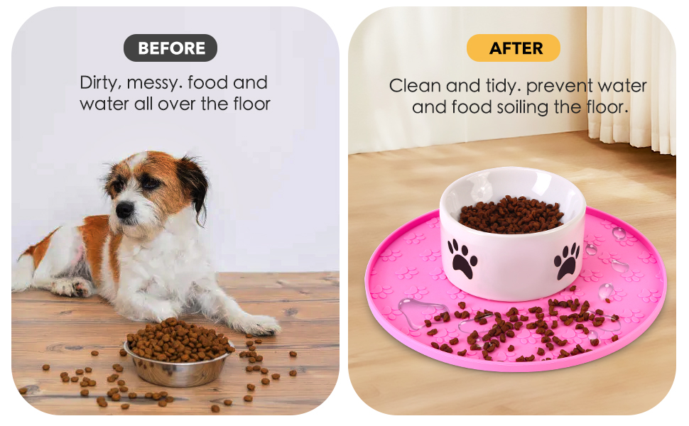 cat food mat
