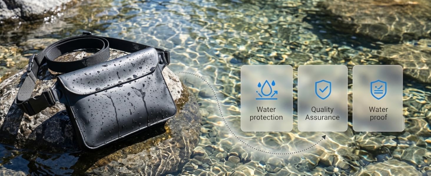 Waterproof Bag Packs for Women, Cruise Vacation Essentials Waterproof Pouch for Phone Passport