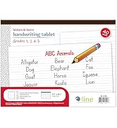 C-Line Letters & Learn Handwriting Tablet, 40 Sheets, 11” x 8-1/2” (23100)