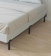 EMODA 7 Inch King Bed Frame Base for Box Spring and Mattress, 9 Legs Heavy Duty Metal Bedframe To...