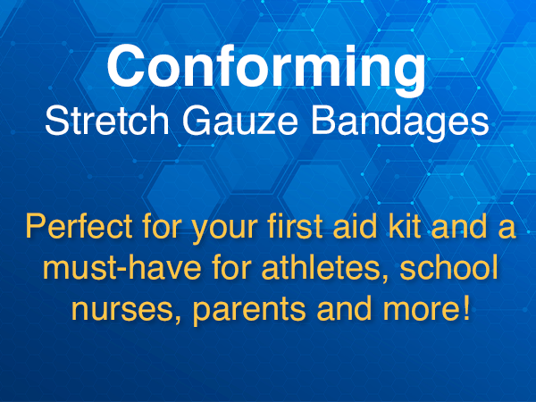 Sterile Latex Free First Aid Pads Wound Care Rolled Dressing Wrap Medical Non-Adherent Mesh Bandages
