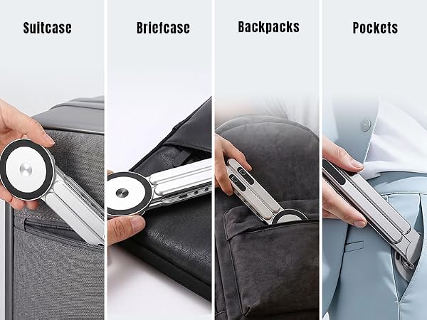 airplane travel accessories train commute tech pocket sized computer stand slim briefcase organizer