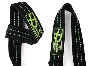 PR personal record lifting straps heavy duty gym gear for men and women weighlifting
