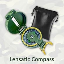 Lensatic compass