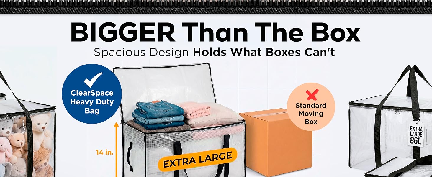 large storage bins with lids