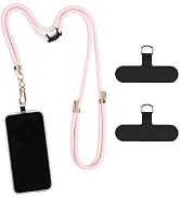 YSevenup Phone Lanyard 2pcs Phone Tether Tab;1 pcs Adjustable Neck Lanyard for Women and Men Anti...