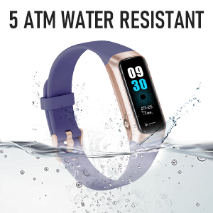 fitness tracker for kids women waterproof speaker pink