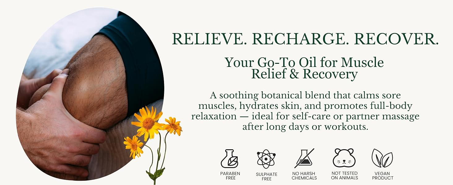 EDENIKA - SORE MUSCLE MASSAGE OIL
