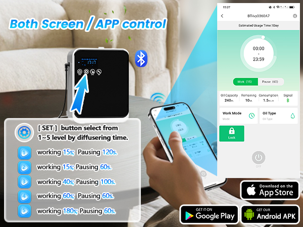 Smart Scent Machine APP Control