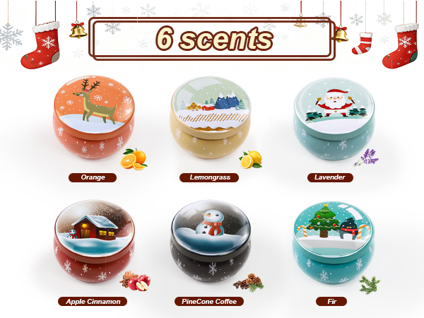 christmas scented candles