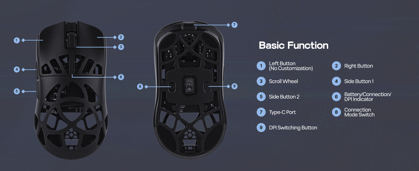 wireless gaming mouse
