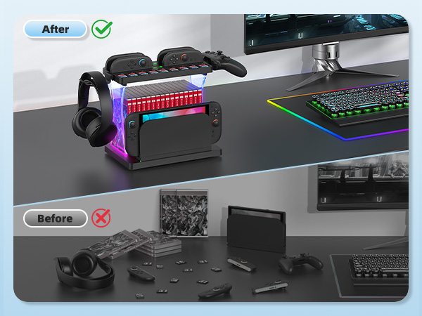 Switch 2 Accessories Organizer