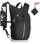 TUIKEN Small Hiking Backpack 10L - Lightweight Packable Foldable Backpack for Travel Camping Outd...