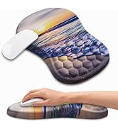 Basibutok Ergonomic Mouse Pad with Wrist Rest, Memory Foam Wrist Support for Carpal Tunnel Pain R...