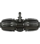 La Farah Irrigation Fittings for 1/2 inch Tubing (1/2" ID x 0.65" OD) to 1/4 inch Irrigation Tubi...
